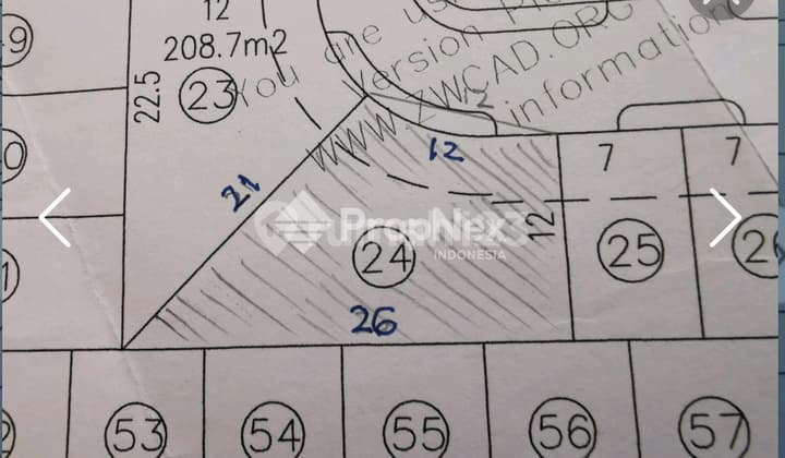 Tanah kavling Bukit Palma