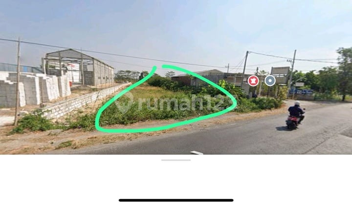 DIJUAL MURAH CEPAT TANAH 0 JALAN RAYA BENJENG GRESIK LUAS 3,500 M2