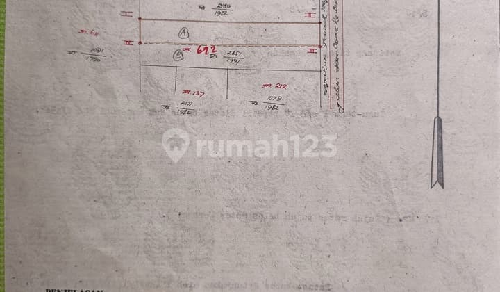 FOR SALE LAND 0 RAYA CERME BUNDER GRESIK AREA 717 m2