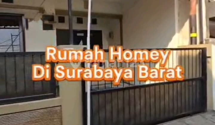 DIJUAL RUMAH COZY MANUKAN SURABAYA DI BAWAH 1 M
