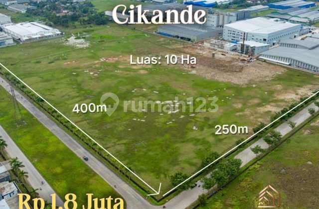 Jual Tanah Kawasan Industri Modern Cikande Tangerang Banten Kawasan Industri Pma Jual Kavling untuk Pabrik di Kawasan Industri