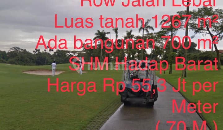 For Sale Premium Location Pondok Indah Plot with Golf Hill View
Selling Land Plot Plus Comfortable, Cool Wooden House