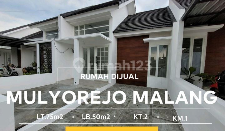 Rumah 1 Lantai Modern Minimalis Luas 75 M2 Kota Malang