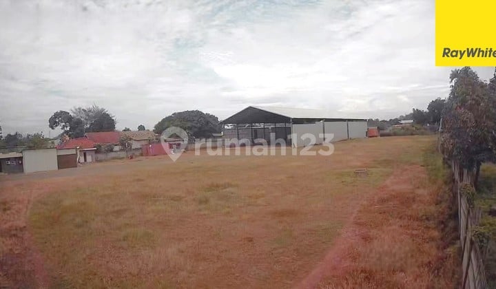 For sale 8000 m plot on the side of STPI Curug Tangerang Main Road
