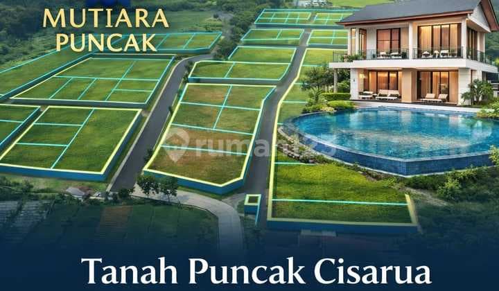 Tanah Best Viewdekat Jalan Raya Puncak