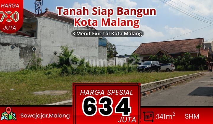 Tanah Di Sawojajar,Cocok Untuk Hunian Dan Investasi