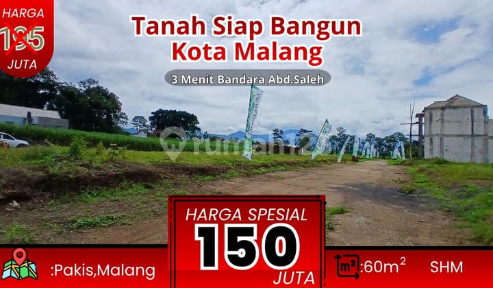 Tanah Di Pakis,Dekat Dengan Exit Tol Pkais