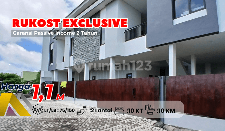 Rumah Kos Eksklusif di Merjosari Malang Lokasi Ramai Mahasiswa