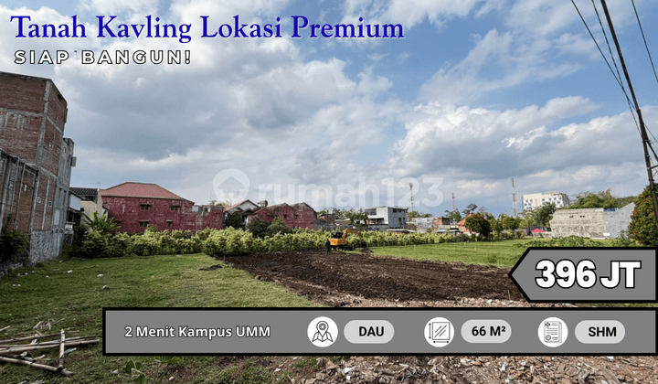 Tanah Strategis di Dau Dekat UMM cocok untuk Hunian & Investasi