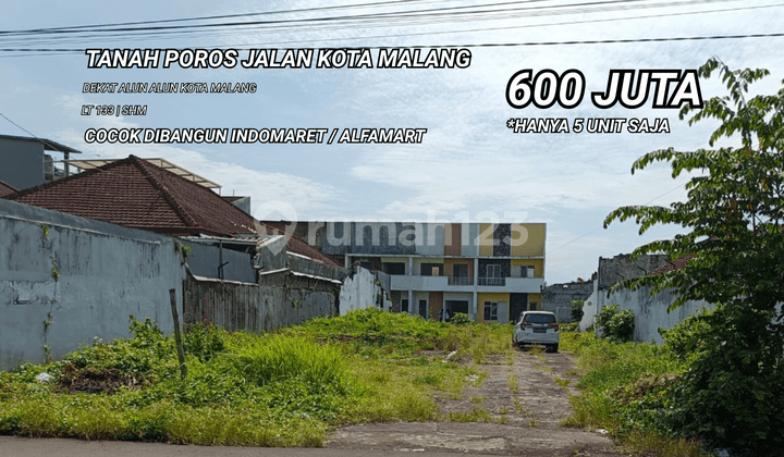 Tanah Malang Kota Poros Jalan Dekat Exit Toll