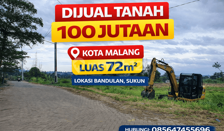 Tanah 100 Jutaan SHM Kota Malang Dekat Taman Kota