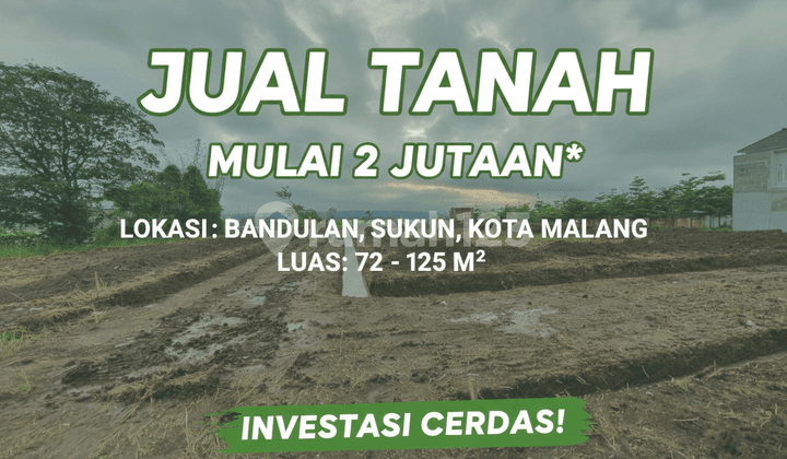 Tanah SHM 2 Jutaan Kota Malang Lokasi Sukun