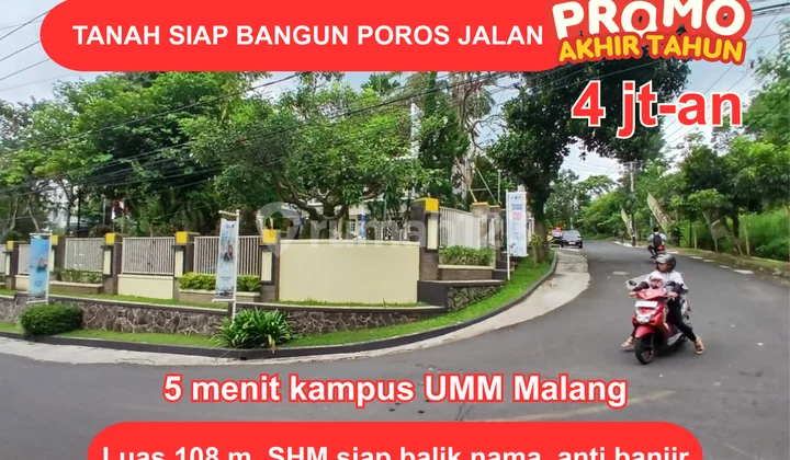Tanah Poros Jalan Tlogomas 5 Menit Kampus Umm