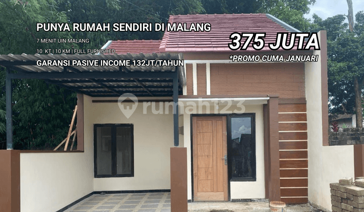 Rumah Murah Kota Malang Lokasi di Belakang Gor Kenarok