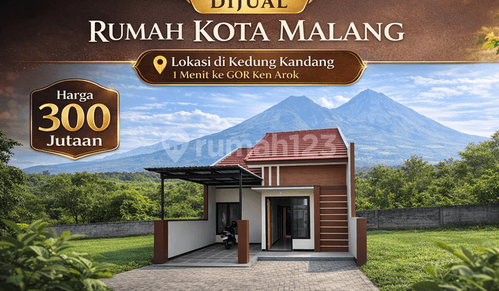 Rumah Murah Kota Malang Lokasi 1 Menit Dari Gor Kenarok