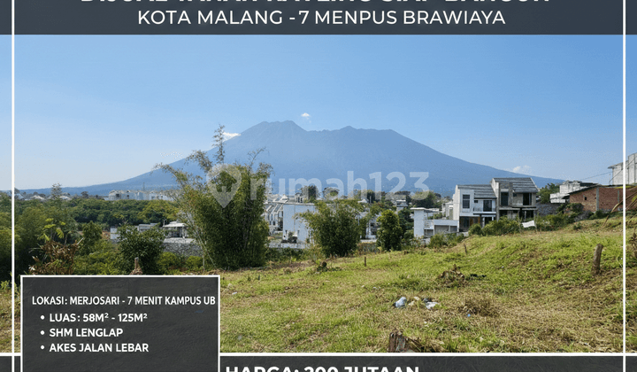 Affordable Land in Malang City, Location in Merjosari, 8 Minutes to UB Campus.