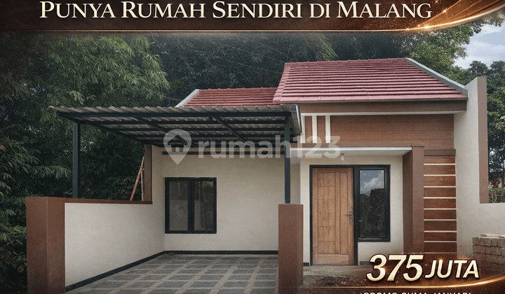 Rumah 300 Jutaan Murah Kota Malang Lokasi Buring