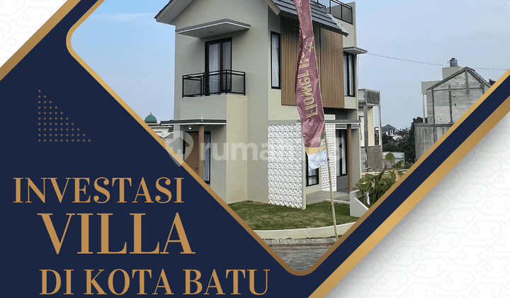 INVESTASI Villa Dekat dengan Wisata Di Kota Batu, dengan Pemandangan Pegunungan