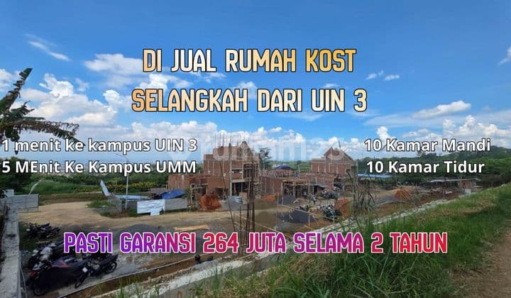 Jual Rumah Kost Di Malang Semenit ke UIN 3 Malang