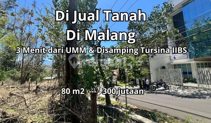 Jual Tanah Di malang Samping Tursina IIBS, 3 Menit dari UMM