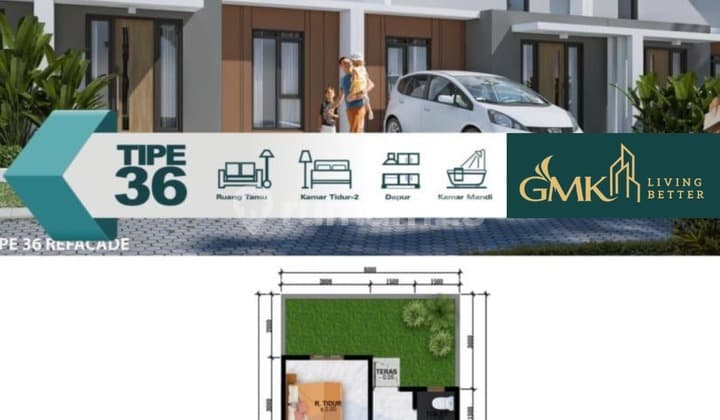 House for Sale in Malang, Eligible for 20-Year Mortgage in Pakis, 5 Minutes from Toll Exit, 10 Minutes from Airport