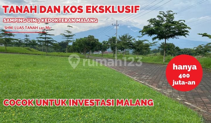 dijual tanah dekat uin 3 cocok untuk bangun kos