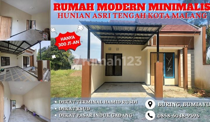 DIJUAL CEPAT RUMAH MODERN MINIMALIS SIAP HUNI