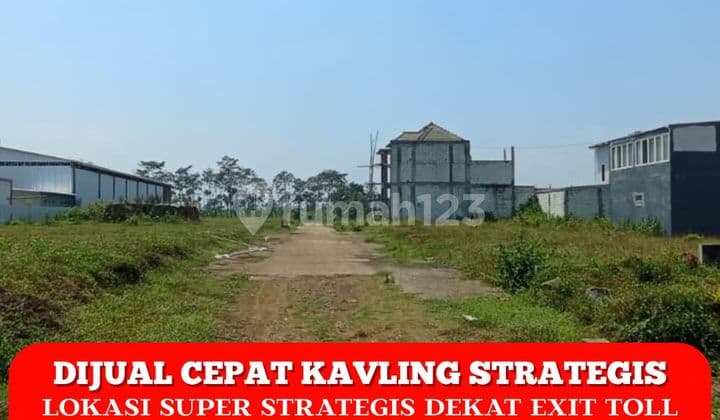 TANAH KAVLING MURAH SIAP BANGUN HANYA 3 MENIT DARI EXIT TOLL