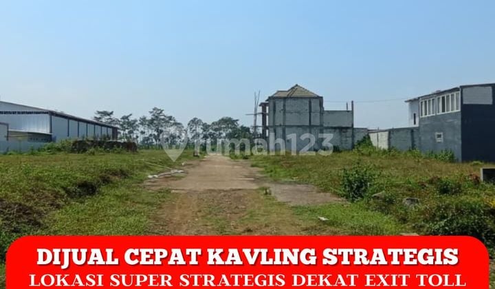 TANAH KAVLING MURAH SIAP BANGUN HANYA 3 MENIT DARI EXIT TOLL