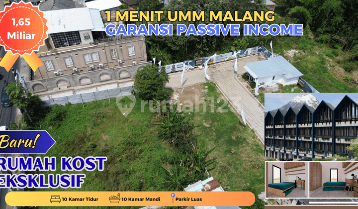 Kost Modern Super Strategis 130 m2 SHM Malang Kota, Malang