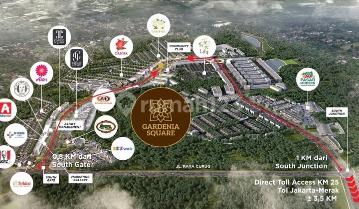 Paramount Petals Ruko Gardenia Square Tinggal 5 Unit!