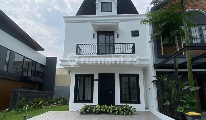 3-Story Ready-to-Occupy House with American Classic Design at Cosmo Icon Bsd
