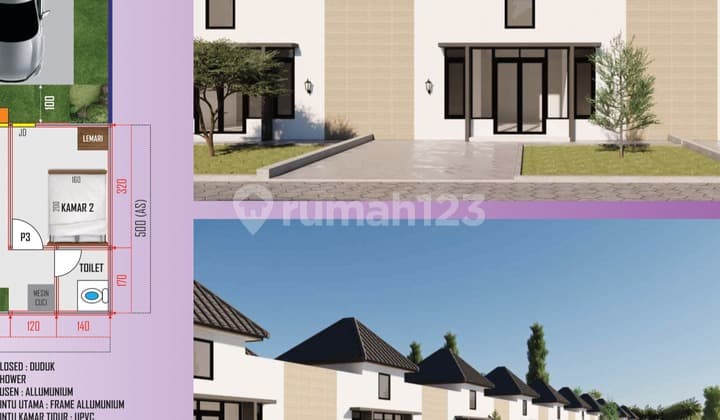 BARU! Marisland Rumah SHM 2 KT 1 KM Strategis di Kota Jepara