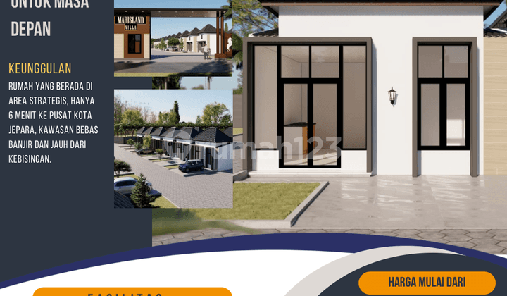 1-Story Hook House Location Near Jepara City Center