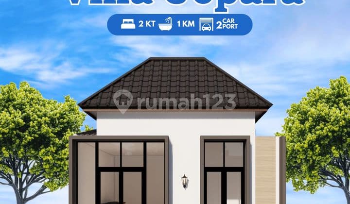 Tropical Minimalist House with 2 Bedrooms in a Strategic Location