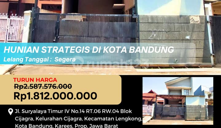 Rumah Strategis di Cijagra Bandung