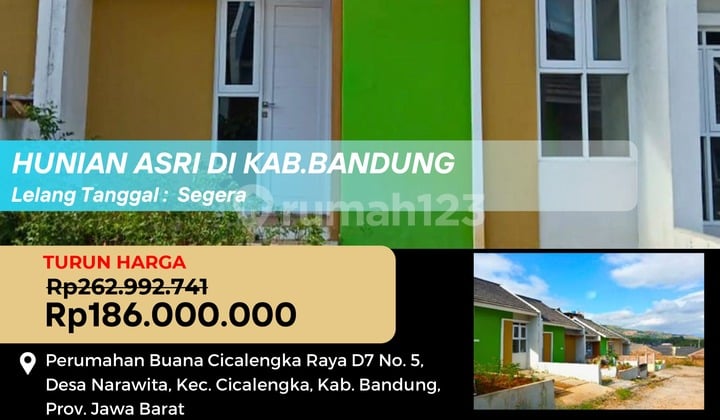 Rumah Asri di Kabupaten Bandung