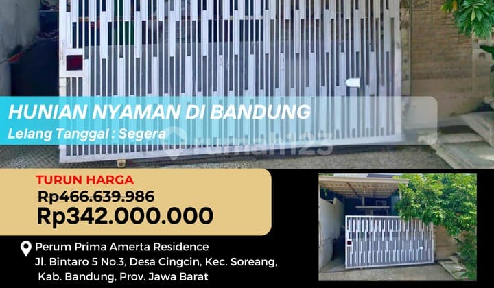 Rumah Nyaman di Soreang Kabupaten Bandung