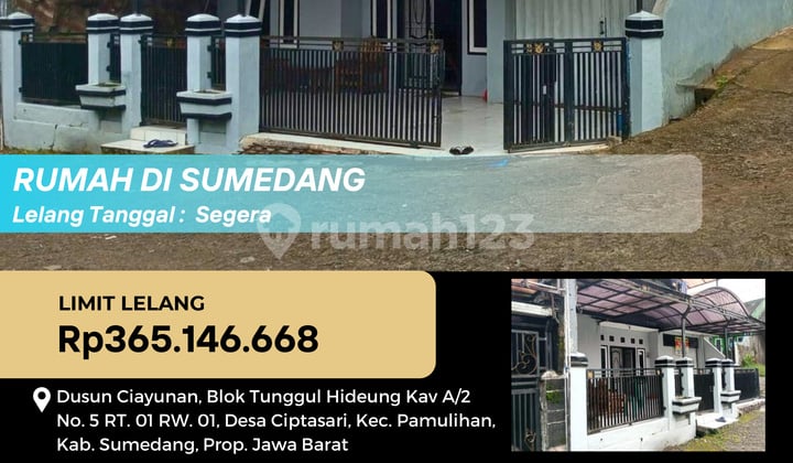 Rumah Murah Asri di Sumedang