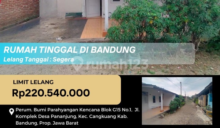 Rumah di Cangkuang Kabupaten Bandung