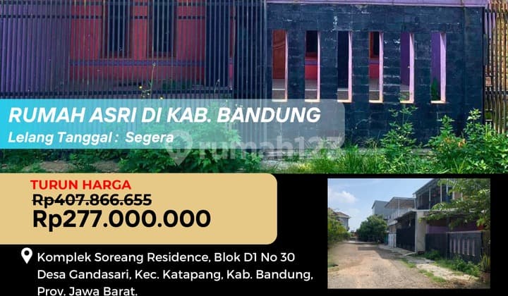 Rumah Asri di Kabupaten Bandung