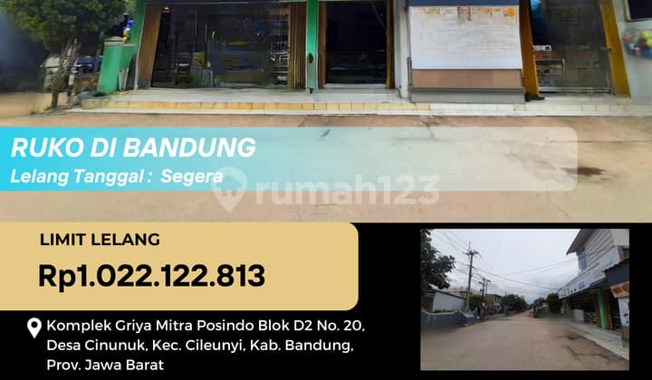 Ruko Strategis di Cileunyi Bandung