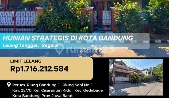 Rumah Strategis di Riung Bandung
