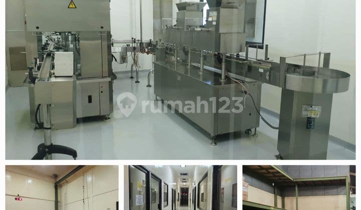 Dijual Bangunan Pabrik Full Furnished di Gunung Putri, Kabupaten Bogor