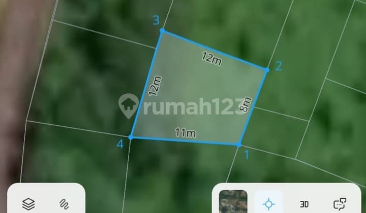 Dijual Tanah 115m2, Sanggulan Indah, Kediri, Tabanan