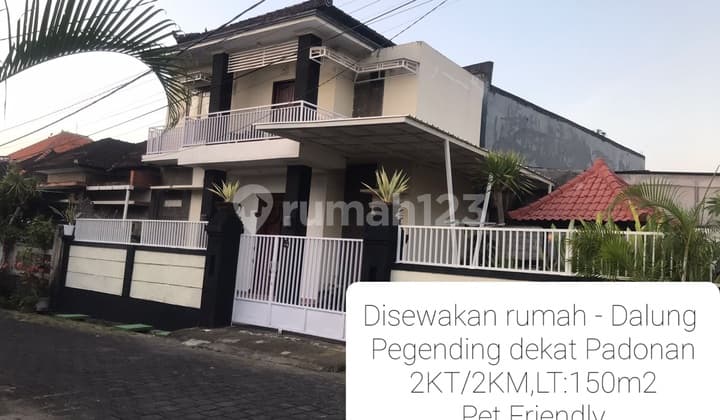 For Rent House in Dalung, 2 Bedrooms, Semi-Furnished, Pet Friendly