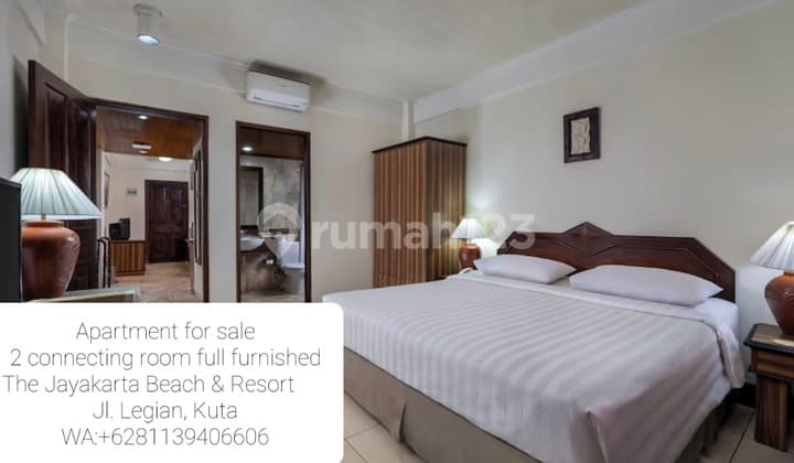 For Sale 2 Unit Apartemen Connecting Full Furnished At Legian