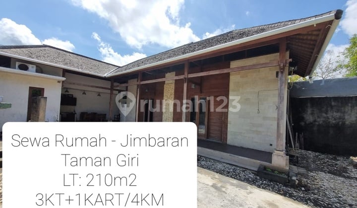 For Rent: 3-Bedroom Semi-Furnished House - Taman Giri, Jimbaran