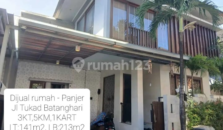 Rumah Jl. Tukad Batanghari, 5 Kamar + Kamar Art