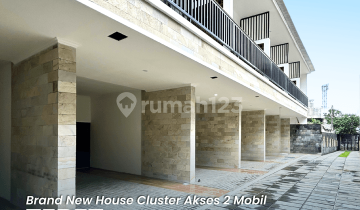 Satu Satunya Rumah Dalam Cluster di Tebet 2 M An, Akses Jalan 2 Mobil One Gate System